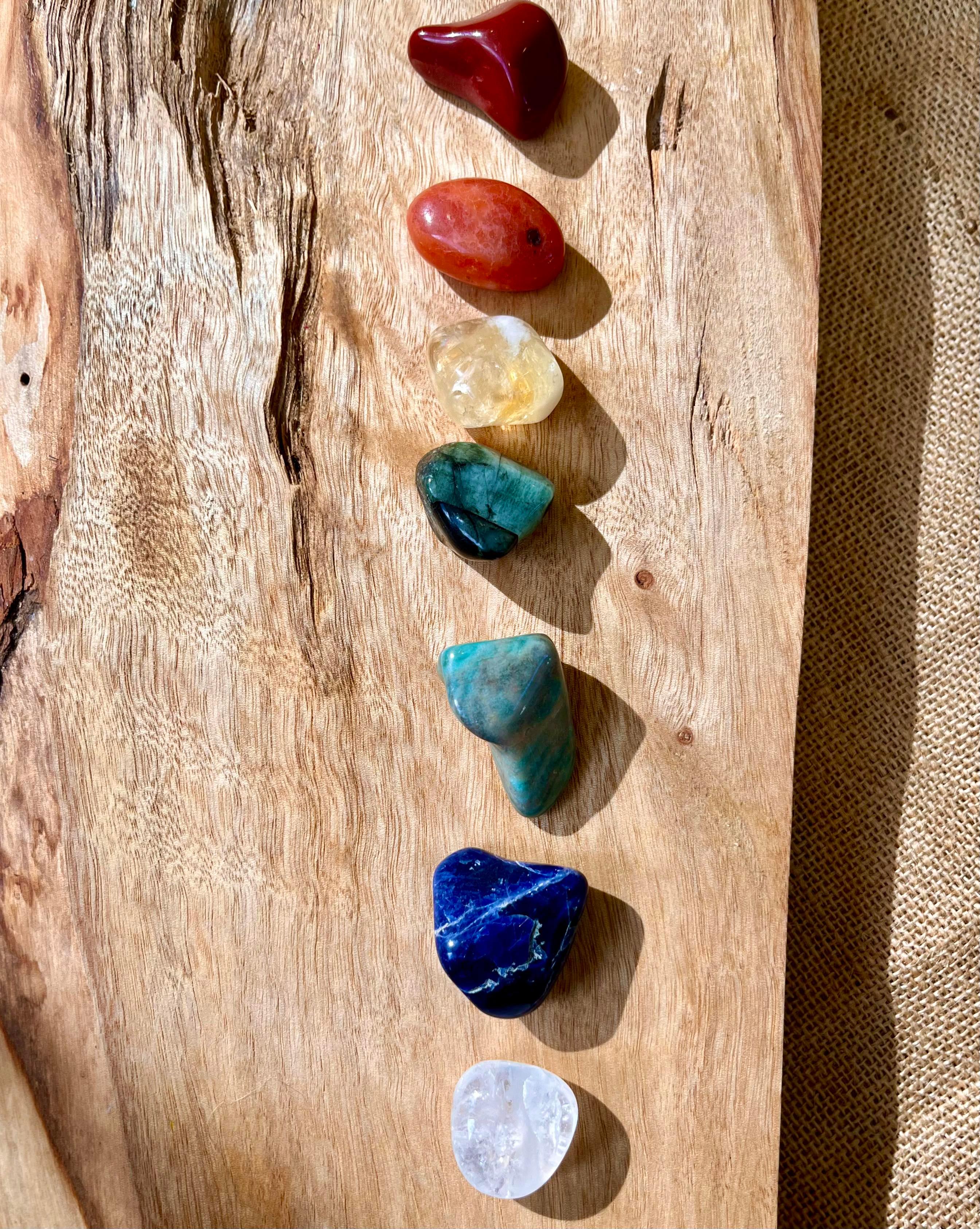 Chakra Crystal & Stone Set