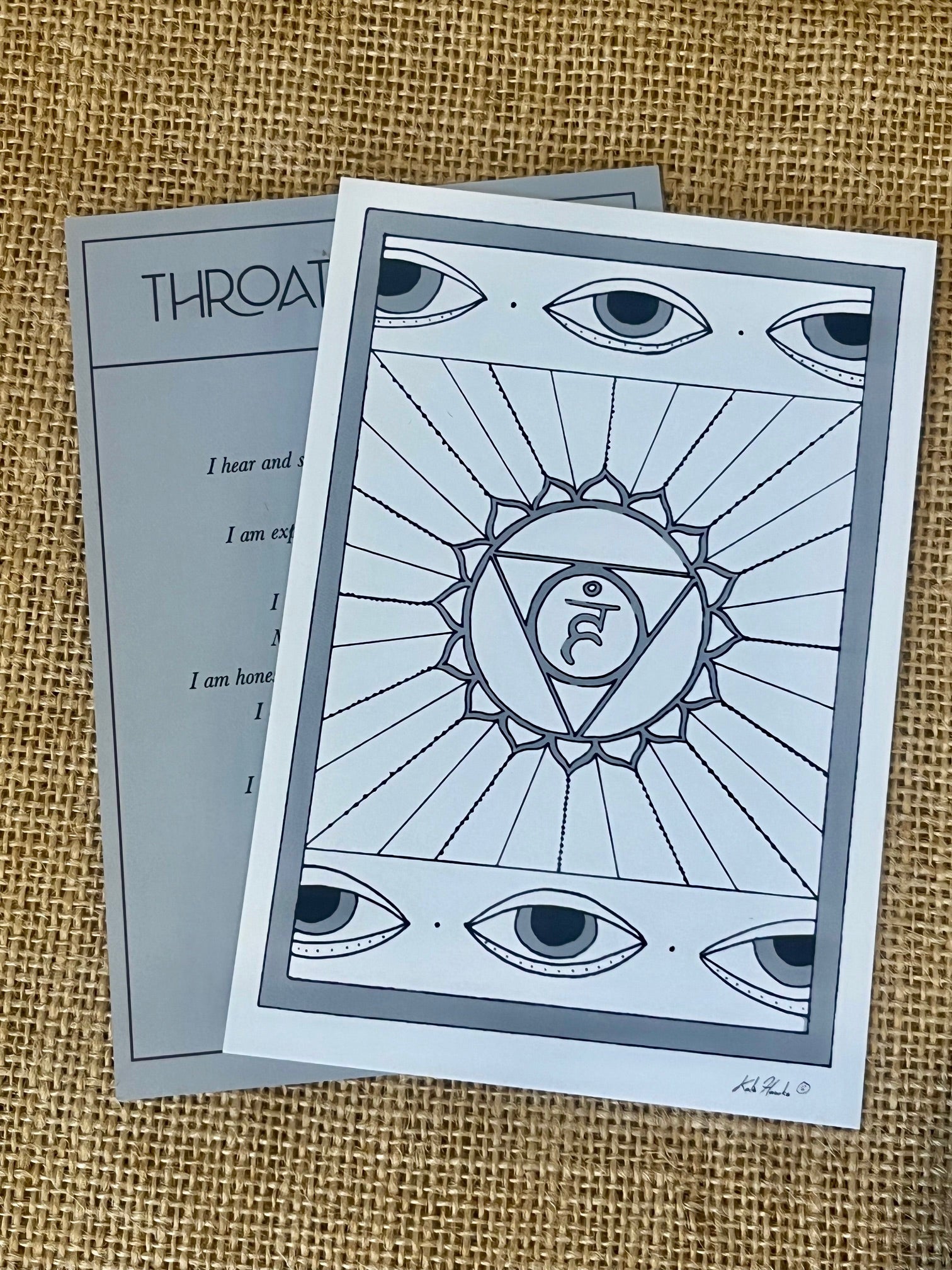 Chakra Mantra / Affirmation Cards